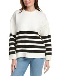 English Factory - Stripe Round Neck Sweater - Lyst