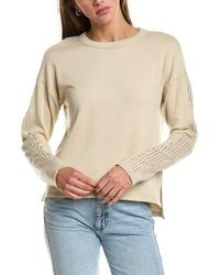 Splendid - Jada Pointelle Sweatshirt - Lyst