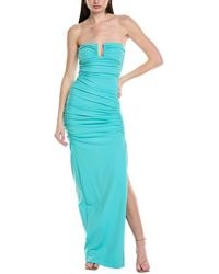 Susana Monaco - Angle Wire Strapless Gathered Maxi Dress - Lyst