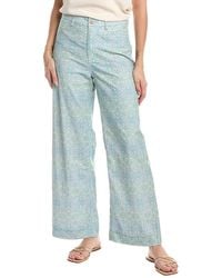 Stellah - Rachel Printed Baby Corduroy Wide Leg Pant - Lyst