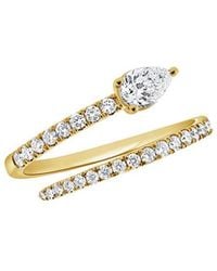 Sabrina Designs - 14k 0.63 Ct. Tw. Diamond & Peridot Wrap Ring - Lyst