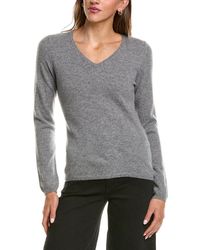 InCashmere - Basic V-Neck 100% Cashmere Sweater - Lyst