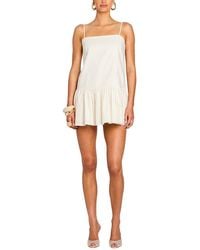 SER.O.YA - Seroya Krista Linen-Blend Mini Dress - Lyst