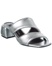 Sergio Rossi - Spongy 45 Leather Sandal - Lyst