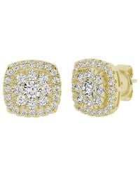 Lab Grown Diamonds - 14k 2.00 Ct. Tw. Lab Grown Diamond Cluster Earrings - Lyst
