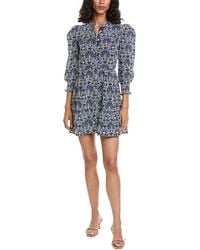 Sail To Sable - Embroidered Mini Dress - Lyst