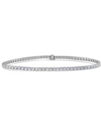 Diana M. Jewels - Diana M. 14K 3.00 Ct. Tw. Lab-Grown Diamond Tennis Bracele - Lyst