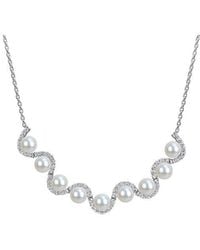Rina Limor - 3.84 Ct. Tw. Gemstone & 8-8.5Mm Pearl Necklace - Lyst