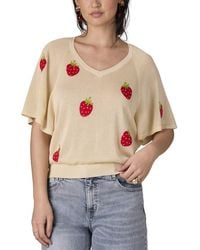 Wit & Wisdom - Bat Wing V-Neck Jacquard Top - Lyst