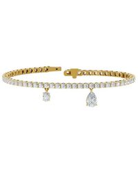 Lab Grown Diamonds - 14K 6.34 Ct. Tw. Lab-Grown Diamond Bracelet - Lyst