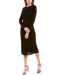 Womens Clothing Dresses Cocktail and party dresses Halston Synthetic Peyton Jersey Cocktail Dress in Black 