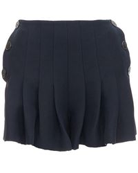 Dior - Wool Silk Pleated Skirt, Size Fr (Authentic Pre-Loved) - Lyst