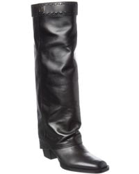 Fendi - Show Leather Knee-High Boot - Lyst