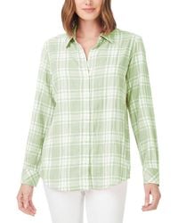Foxcroft - Rhea Plaid Shirt - Lyst