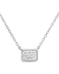 Diana M. Jewels - Diana M. 14K 1.00 Ct. Tw. Lab-Grown Diamond Pendant Necklace - Lyst