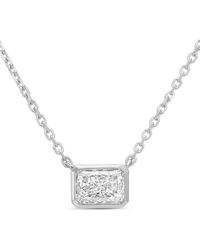 Diana M. Jewels - Diana M. 14K 1.00 Ct. Tw. Lab-Grown Diamond Pendant Necklace - Lyst