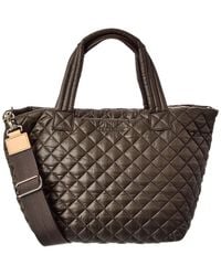MZ Wallace - Small Metro Nylon & Leather Tote Deluxe - Lyst