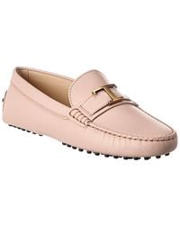 Tod's - Tods Leather Loafer - Lyst