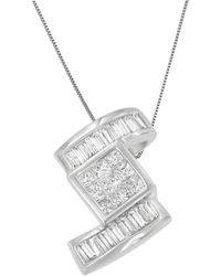 Haus of Brilliance - 14K 1.40 Ct. Tw. Diamond Pendant Necklace - Lyst