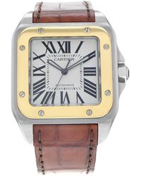 Cartier - Santos 100 Watch Circa 2010S (Authentic Pre-Owned) - Lyst