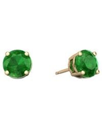 Forever Creations USA Inc. - Signature Collection 14K 1.40 Ct. Tw. Emerald Studs - Lyst