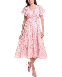 Sail To Sable - V-Neck Cinched Waist Maxi Dress - Lyst