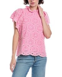 Fate - Eyelet Top - Lyst