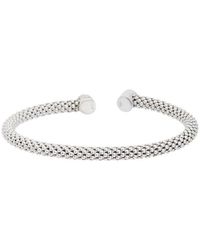 Meshmerise - Mesh 0.20 Ct. Tw. Diamond Bangle Bracelet - Lyst