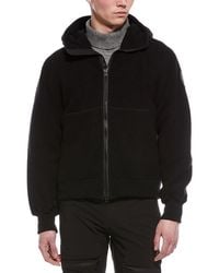 Canada Goose - Chilliwack Wool-Blend Fleece Bomber Jacket - Lyst