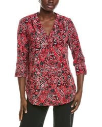 Jones New York - 3/4-Sleeve V-Neck Tunic - Lyst