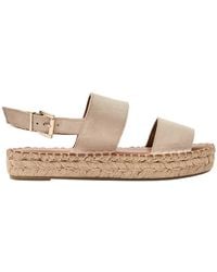 Alohas - Double Strap Leather Sandal - Lyst