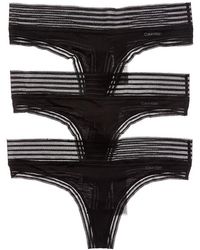 Calvin Klein - 3Pk Thong - Lyst