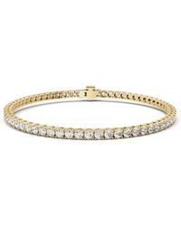 Lab Grown Diamonds - 14K 8.00 Ct. Tw. Lab-Grown Diamond Tennis Bracelet - Lyst