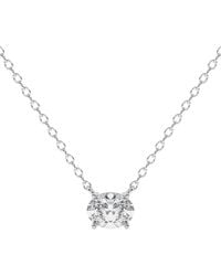 Lab Grown Diamonds - 14K 1.00 Ct. Tw. Lab-Grown Diamond Necklace - Lyst