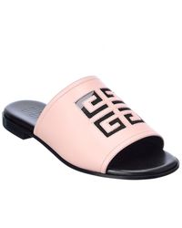 Givenchy 4g Leather Sandal - Pink