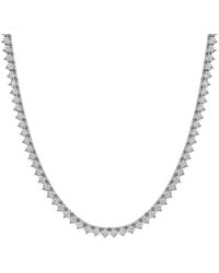 Rina Limor - 14K 5.93 Ct. Tw. Diamond Tennis Necklace - Lyst