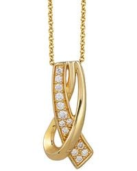 Le Vian - Le Vian 14K 0.17 Ct. Tw. Diamond Pendant Necklace - Lyst