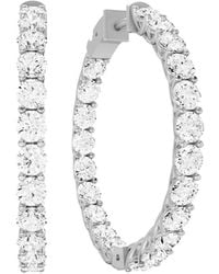 Lab Grown Diamonds - 14K 6.00 Ct. Tw. Lab-Grown Diamond Earrings - Lyst