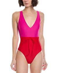 summersalt - The Tie-Waist Backflip One-Piece - Lyst
