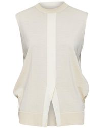 Celine - Wool Cashmere Split Sweater Vest, Size Int (Authentic Pre-Loved) - Lyst