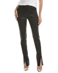 BOSS - Simax Leather Pant - Lyst