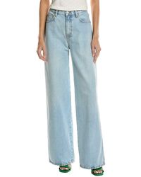 FRAME - The Cuffed Johanna Wide Leg Jean - Lyst