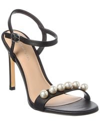 Stuart Weitzman - Juliette 75 Leather Sandal - Lyst
