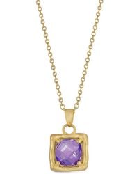 Reiss - 14K 2.00 Ct. Tw. Amethyst Necklace - Lyst