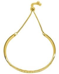 Adornia - 14k Plated Bolo Bracelet - Lyst