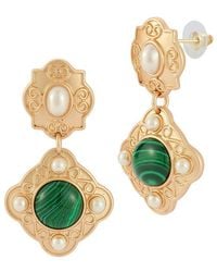 Sphera Milano - Plated 4Mm Pearl Earrings - Lyst
