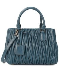 Tiffany & Fred Paris - Quilted Lambskin Leather Satchel - Lyst