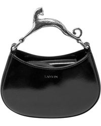 Lanvin - Patent Leather Mini Top Handle Bag (Authentic Pre-Owned) - Lyst