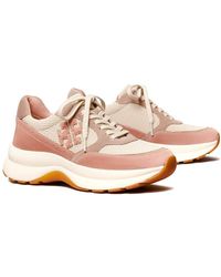 Tory Burch - Kick Trainer Suede Sneaker - Lyst