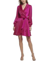 Vince Camuto - Short Sleeve Mini Dress - Lyst